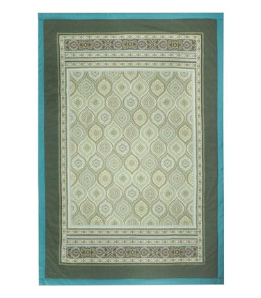 Bassetti Hanbury Plaid aus 100% Baumwolle in der Farbe Muschio V1, Maße: 135x190 cm - 9330117 im Sale